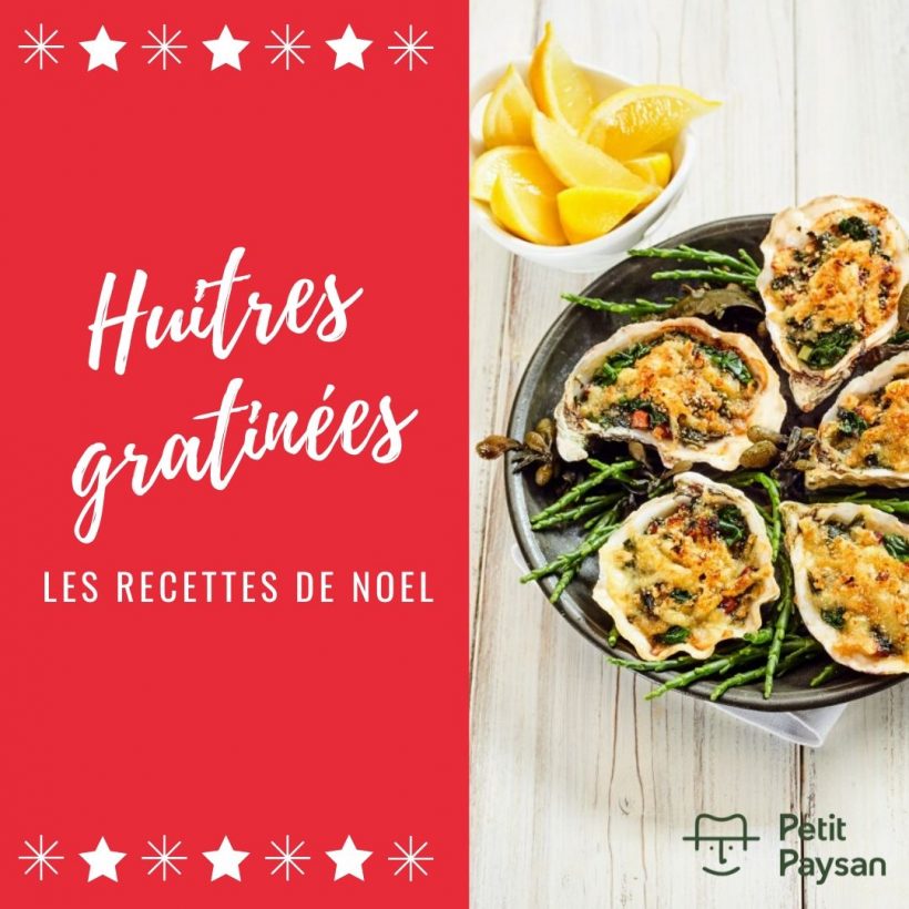 Huitres gratinées