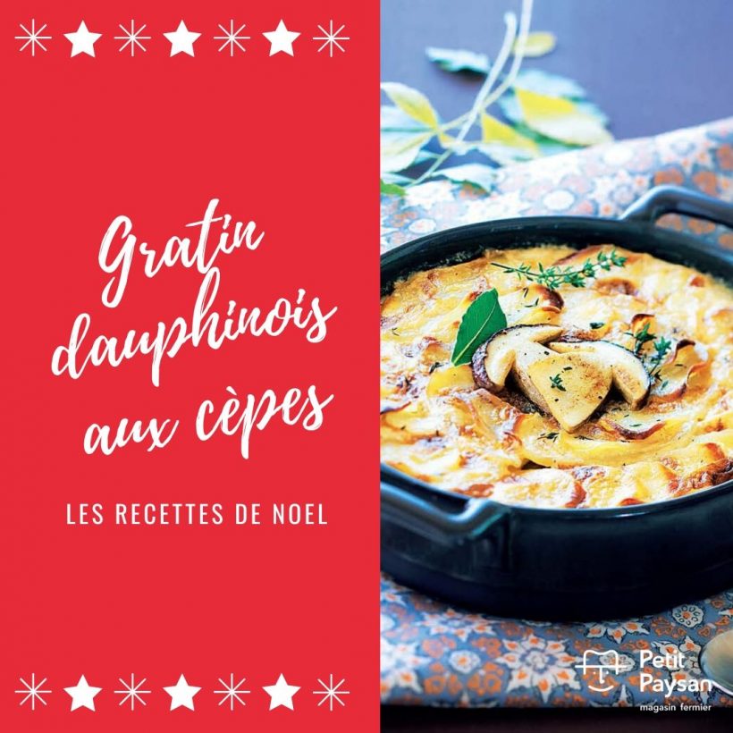 Gratin dauphinois aux cèpes