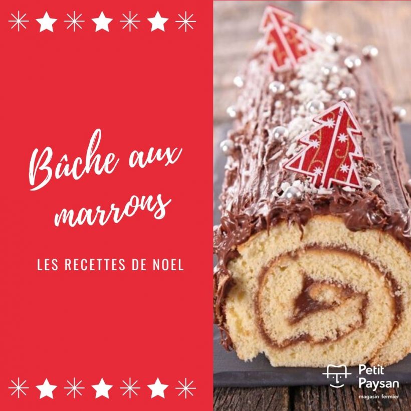 Bûche aux marrons