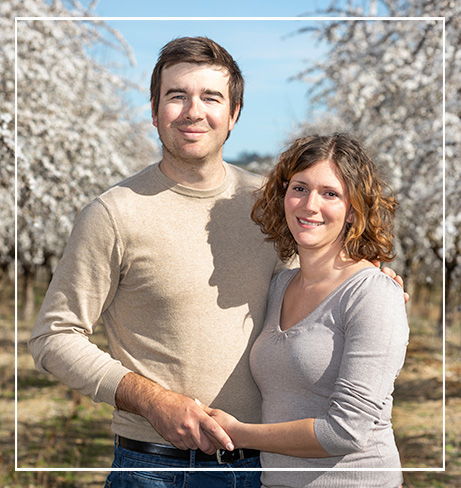 Rencontrez nos producteurs : Ludivine et Fabien, Le chant des amandes