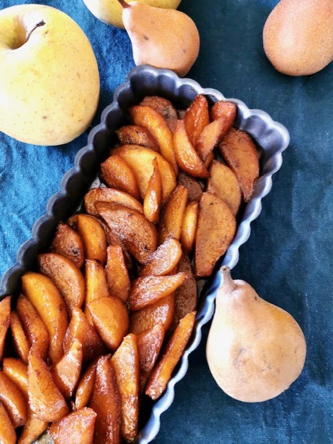 Tarte tatin pommes – poires