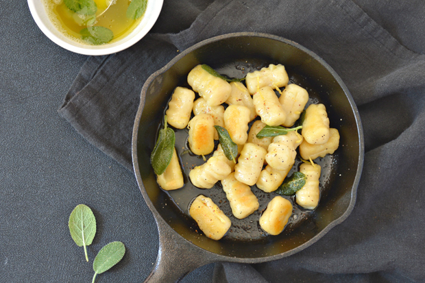 Gnocchi au beurre de sauge