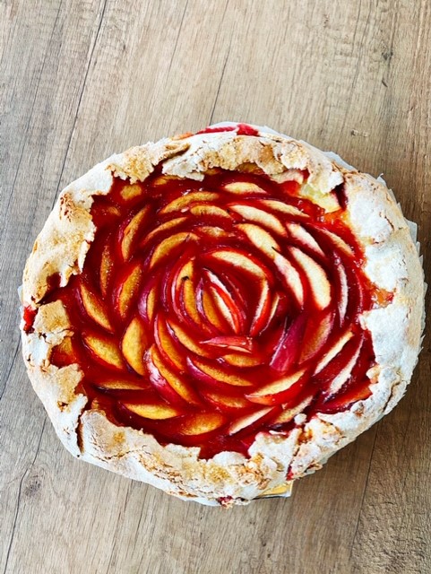 Tarte rustique aux nectarines