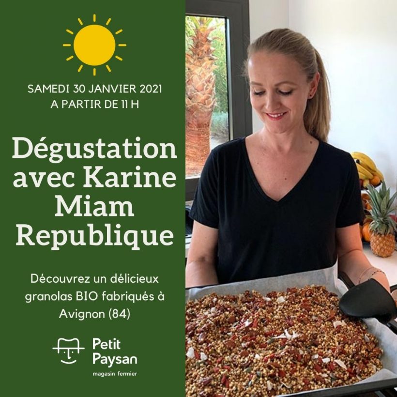 Dégustation avec Karine de Miam République