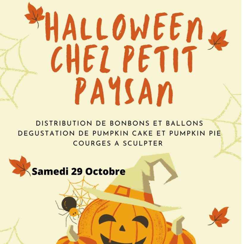 Fête d’Halloween chez Petit Paysan